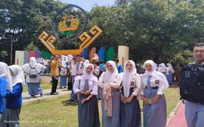 Siswa SMKN 1 Terbanggi Besar Ikuti Launching dan Sosialisasi PMB Universitas Lampung 2026