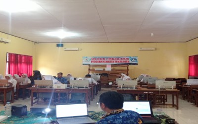 Siswa kelas XII SMKN 1 Terbanggi Besar Ikuti Gladi Bersih Tes Kemampuan Akademik (TKA) 2025